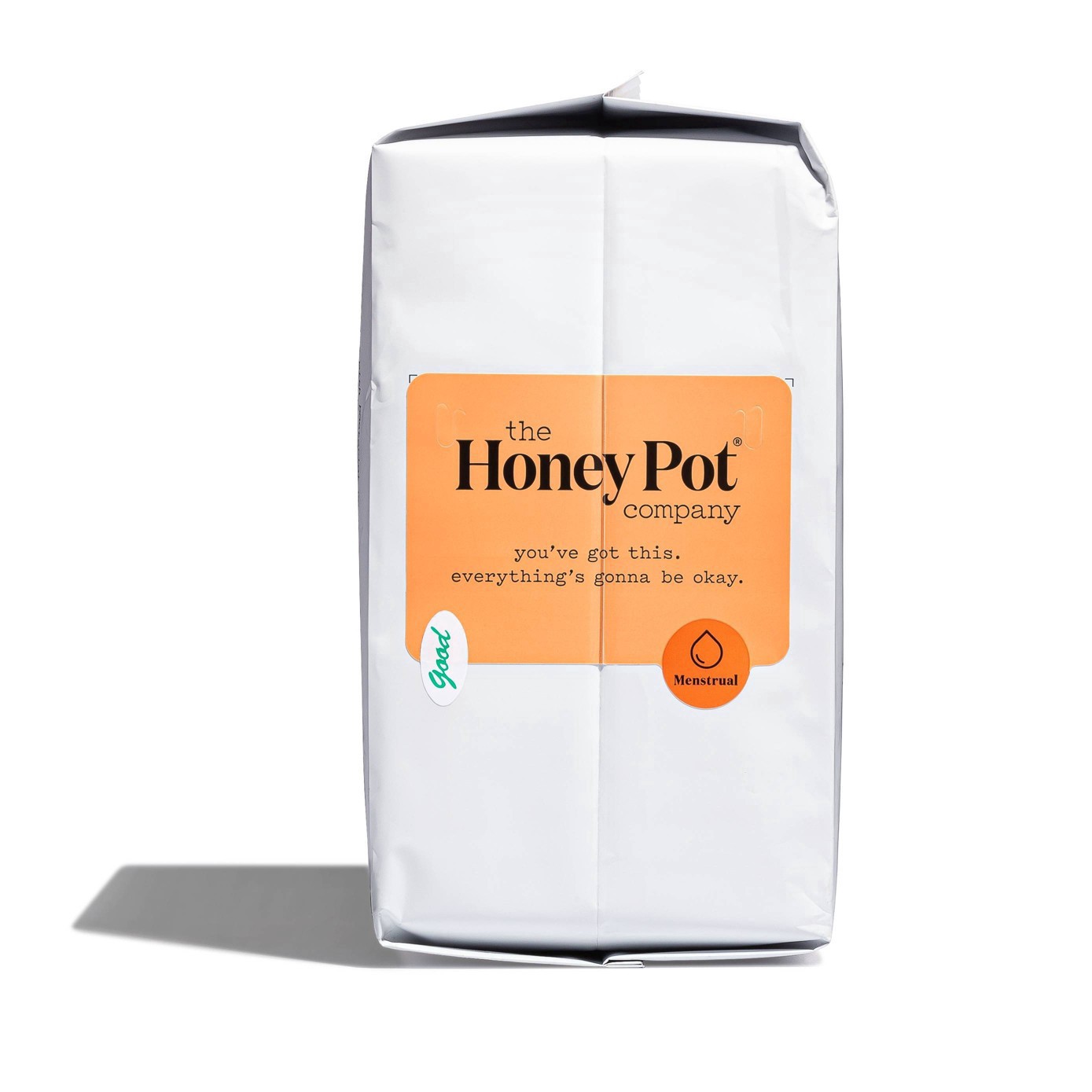 slide 3 of 6, The Honey Pot Company Heavy Flow Overnight Pads with Wings 16 ea, 16 ct