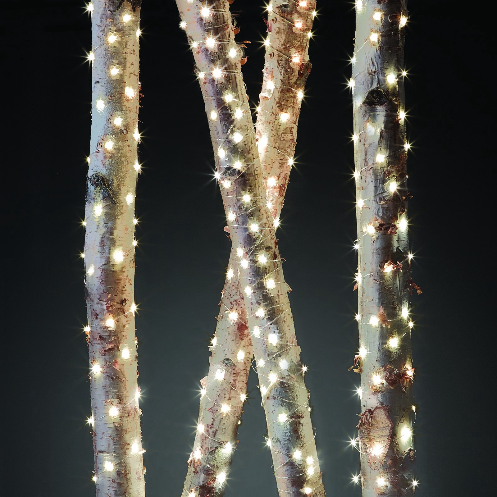 slide 3 of 7, 40ct. Warm White Silver Wire Led String Lights By Ashland, 40 ct