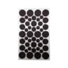 slide 3 of 25, Super Sliders Assorted Self-Stick Felt Furniture Pads for Hardwood, Brown, 46 ct