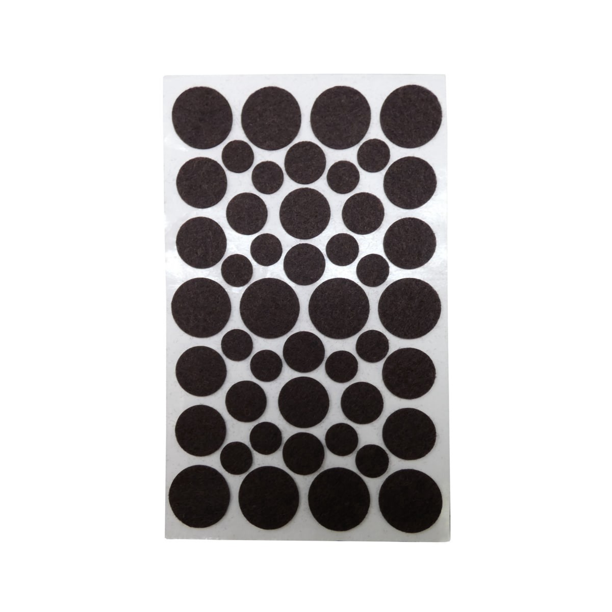 slide 20 of 25, Super Sliders Assorted Self-Stick Felt Furniture Pads for Hardwood, Brown, 46 ct
