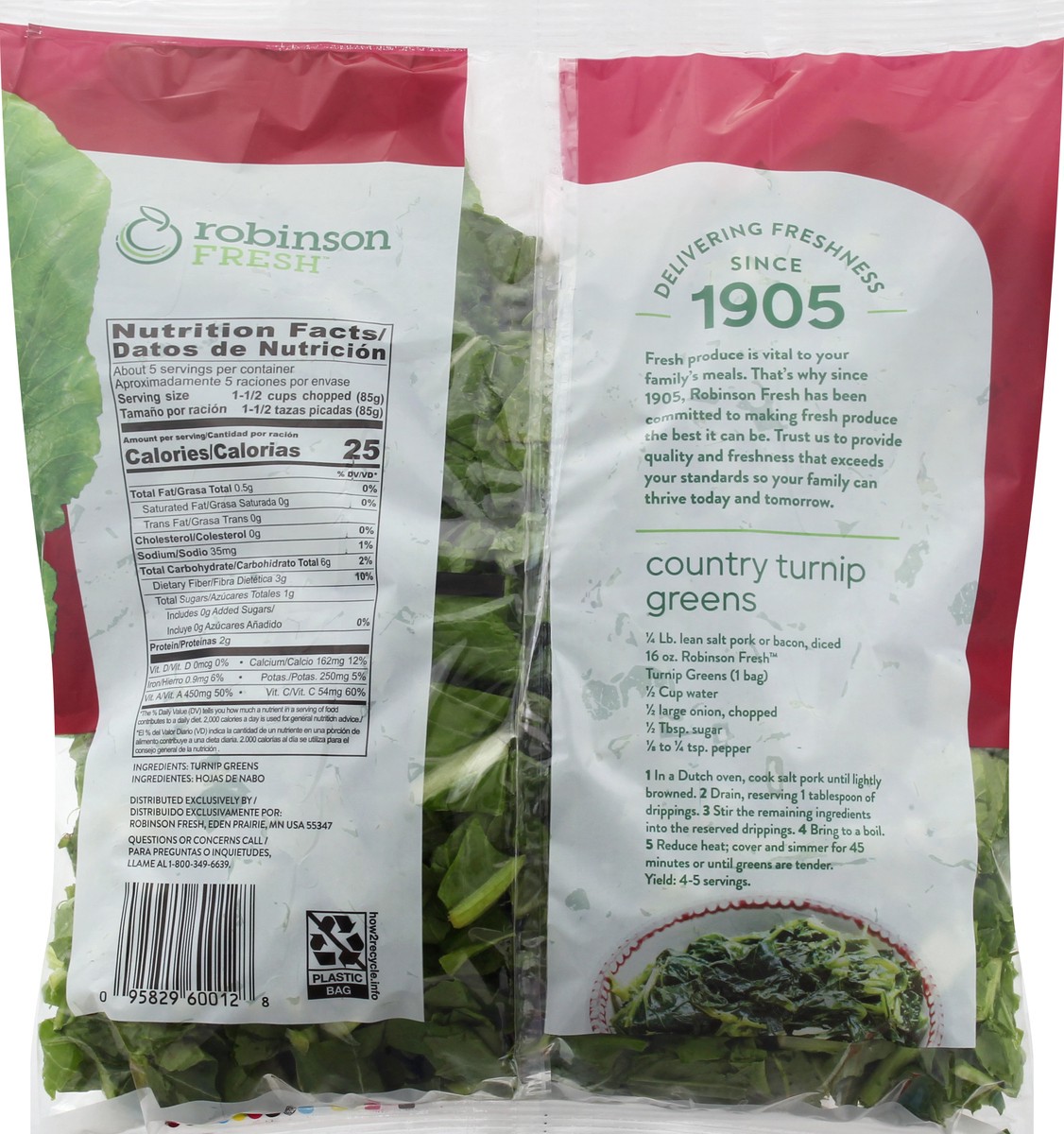 slide 2 of 13, Robinson Fresh Glory Foods Turnip Greens, 16 oz