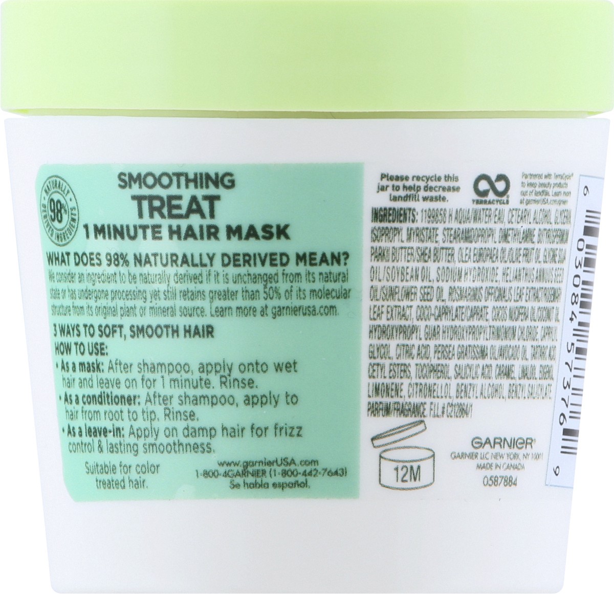 slide 3 of 9, Garnier Hair Mask 3.4 oz, 3.4 oz