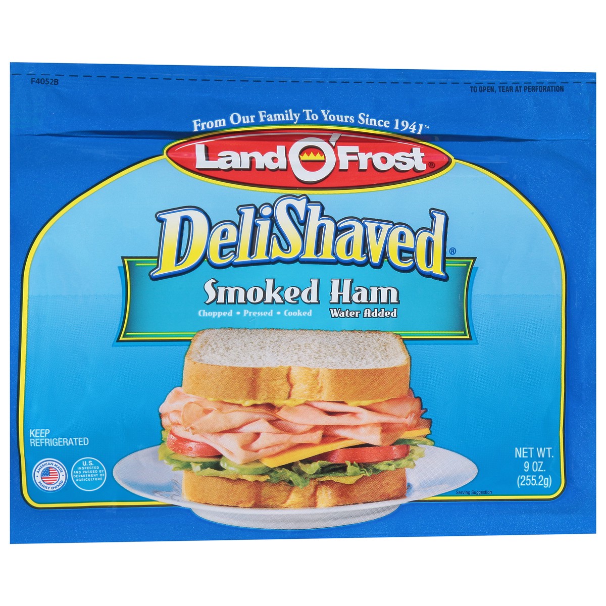 slide 2 of 9, Land O' Frost DeliShaved Smoked Ham 9 oz, 9 oz