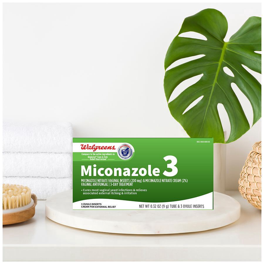 slide 2 of 5, Walgreens Miconazole 3-Day Vaginal Antifungal Treatment, 1 ct