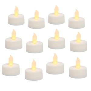 slide 1 of 1, Night Splendor Night Splendor White Tea Lights, 12 ct