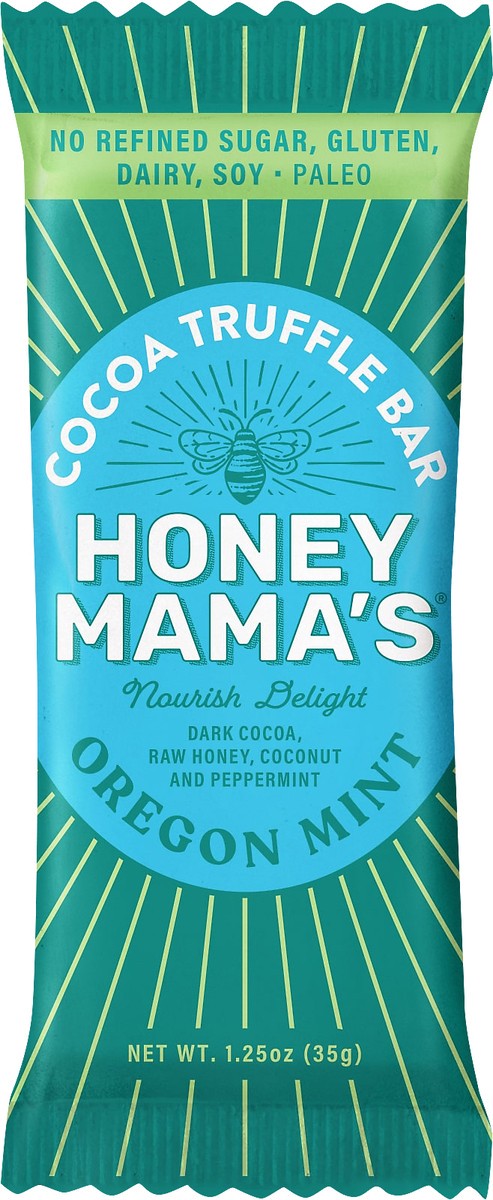 slide 2 of 6, Honey Mama's Oregon Mint Cocoa Truffle Bar 1.25 oz, 1.25 oz