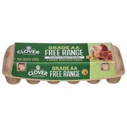 Clover Eggs, Cage Free, Brown, Large 12 Ea