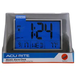 AcuRite Atomix Desk Clock with Temperature