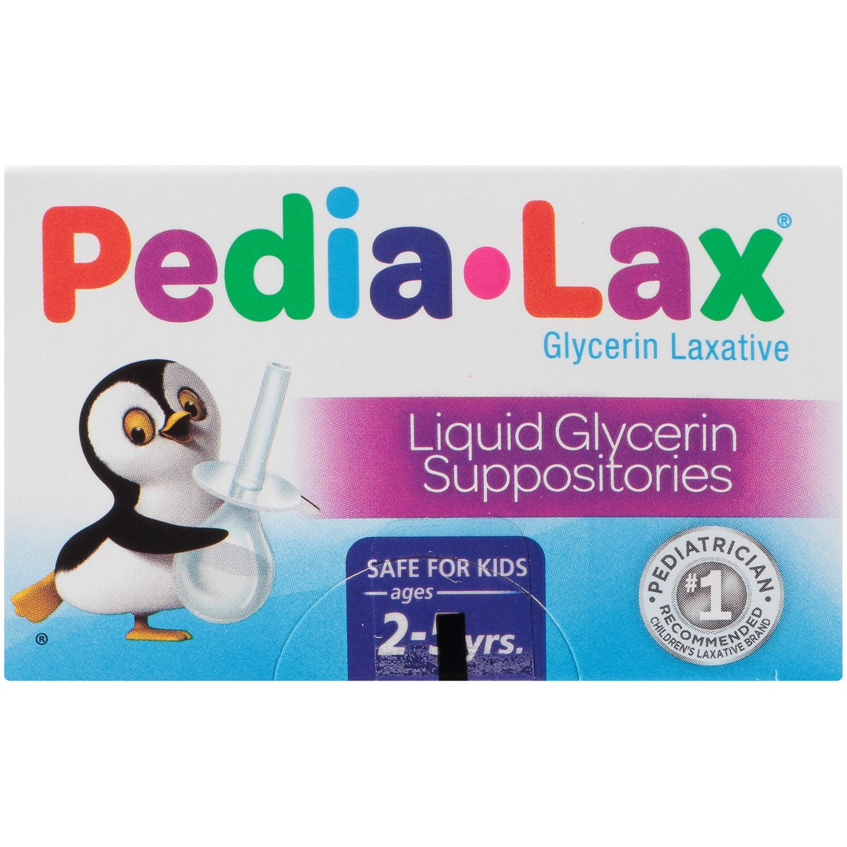 slide 4 of 10, Pedia-Lax Laxative Liquid Glycerin Suppositories for Kids, Ages 2-5, 6 Count, 6 ct
