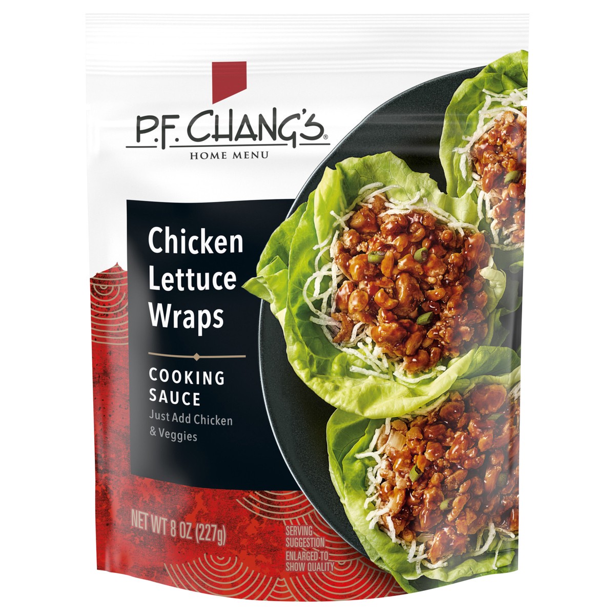 slide 1 of 5, P.F. Chang's Home Menu Chicken Lettuce Wrap Cooking Sauce and Marinade, 8 fl oz., 8 oz