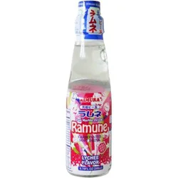 Sangaria Ramune Lychee Carbonated Soft Drink - 40.56 fl oz