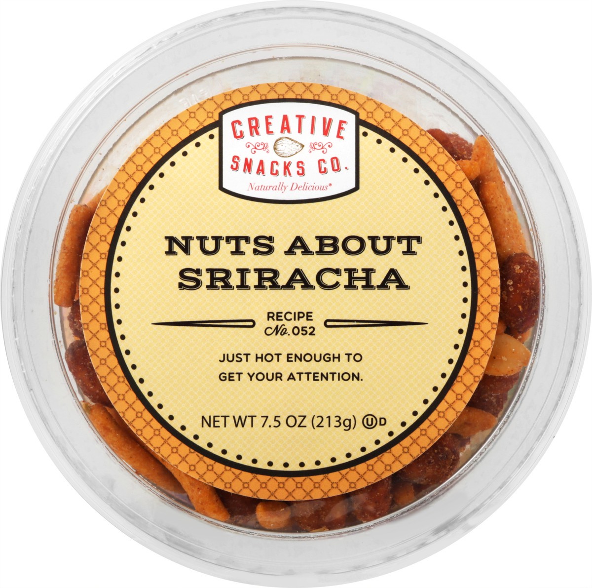 slide 4 of 9, Creative Snacks Nuts About Sriracha, 7.5 oz