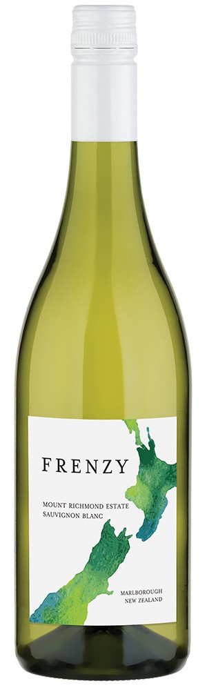 slide 1 of 10, Frenzy Sauvignon Blanc Mount Richmond Estate, Marlborough, 750 ml