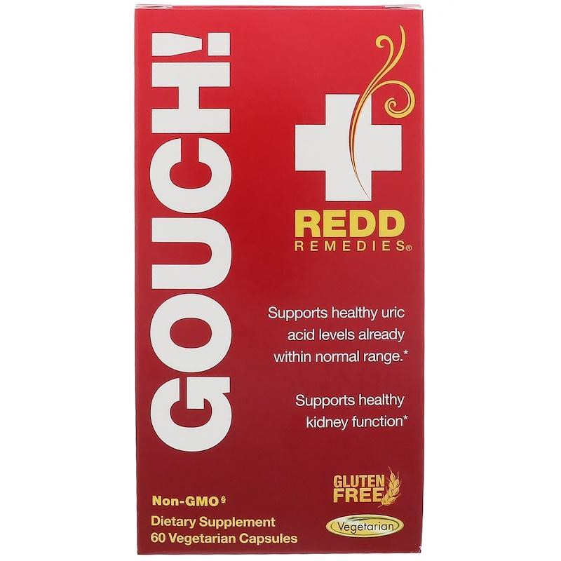 slide 1 of 1, Redd Remedies Gouch Dietary Supplement, 60 ct