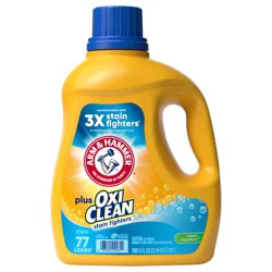 ARM & HAMMER Plus OxiClean Clean Meadow, 77 Loads Liquid Laundry Detergent, 100.5 fl oz