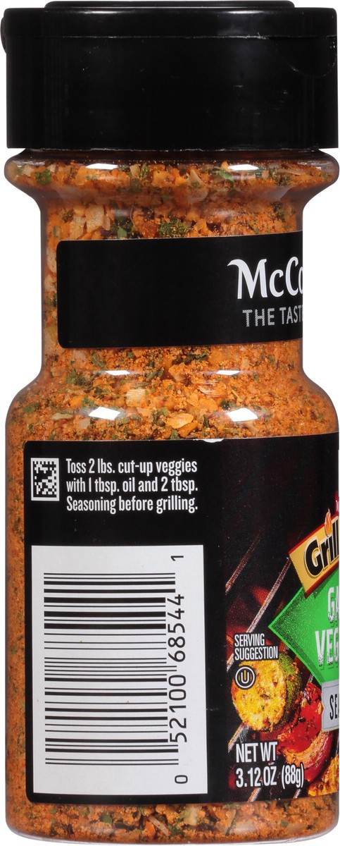 slide 3 of 7, McCormick Grill Mates Garden Vegetable Seasoning, 3.12 oz, 3.12 oz