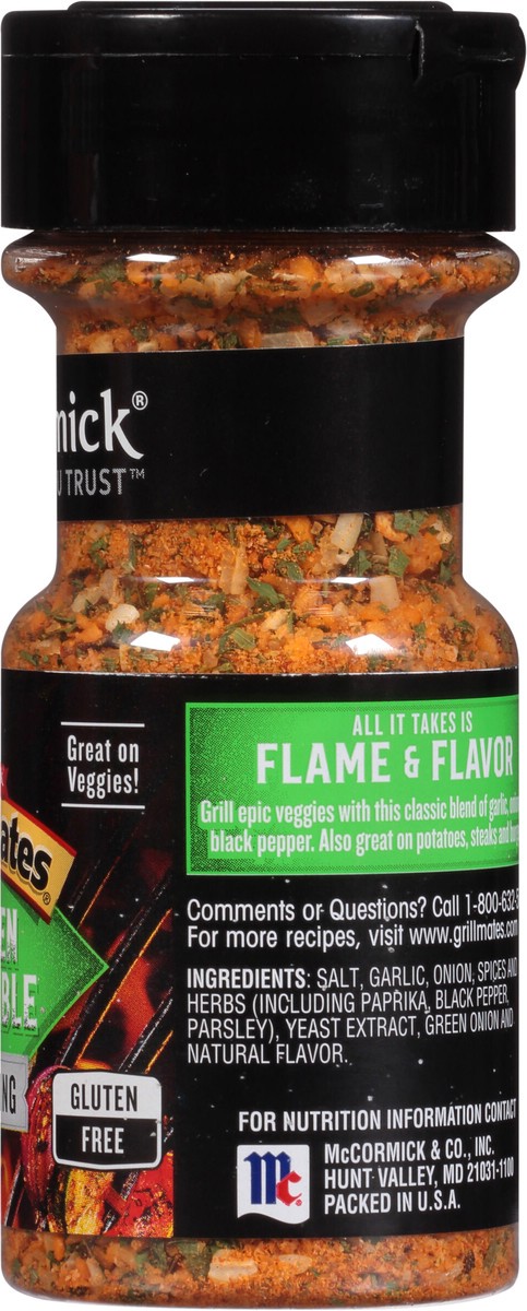 slide 6 of 7, McCormick Grill Mates Garden Vegetable Seasoning, 3.12 oz, 3.12 oz