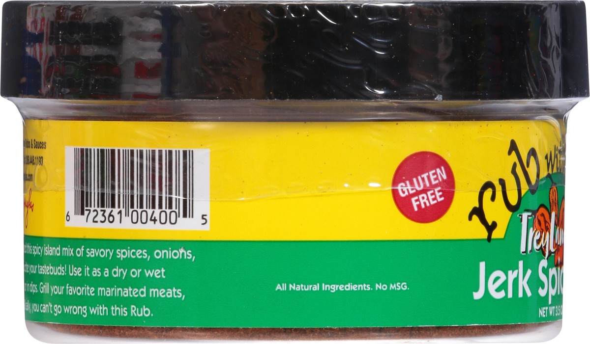 slide 13 of 14, Rub with Love Jerk Treylamont's Spice Rub 3.5 oz, 