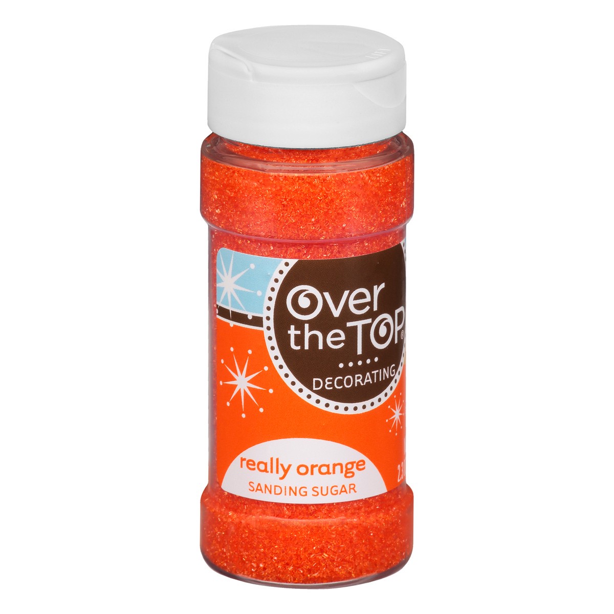 slide 11 of 14, Over The Top Decorating Really Orange Sanding Sugar 2.3 oz, 2.3 oz