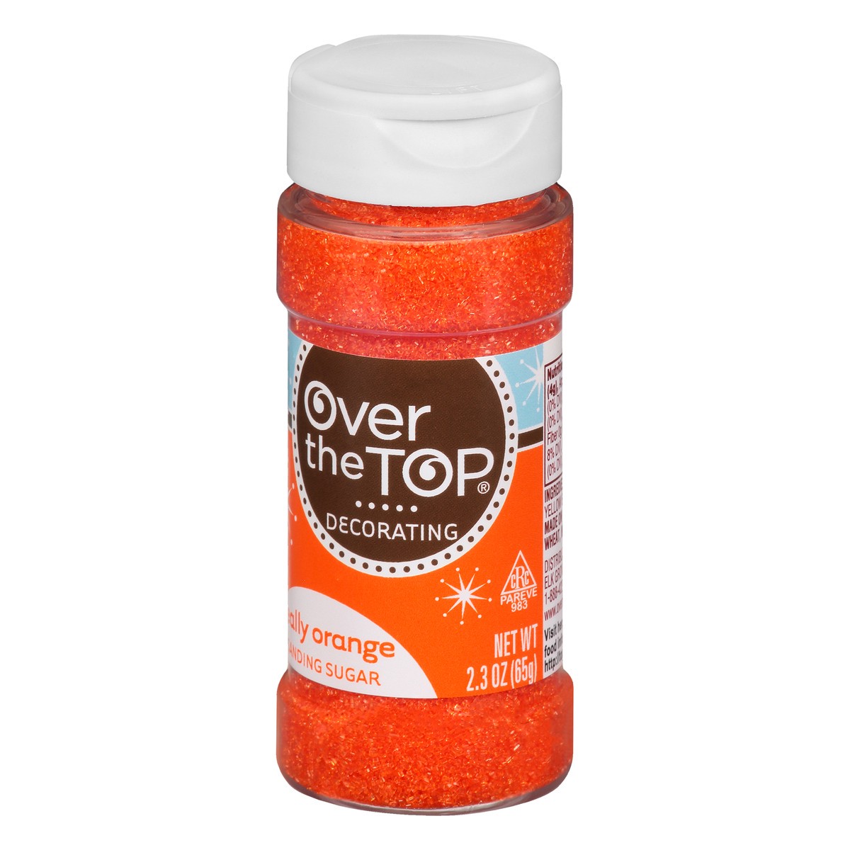 slide 4 of 14, Over The Top Decorating Really Orange Sanding Sugar 2.3 oz, 2.3 oz