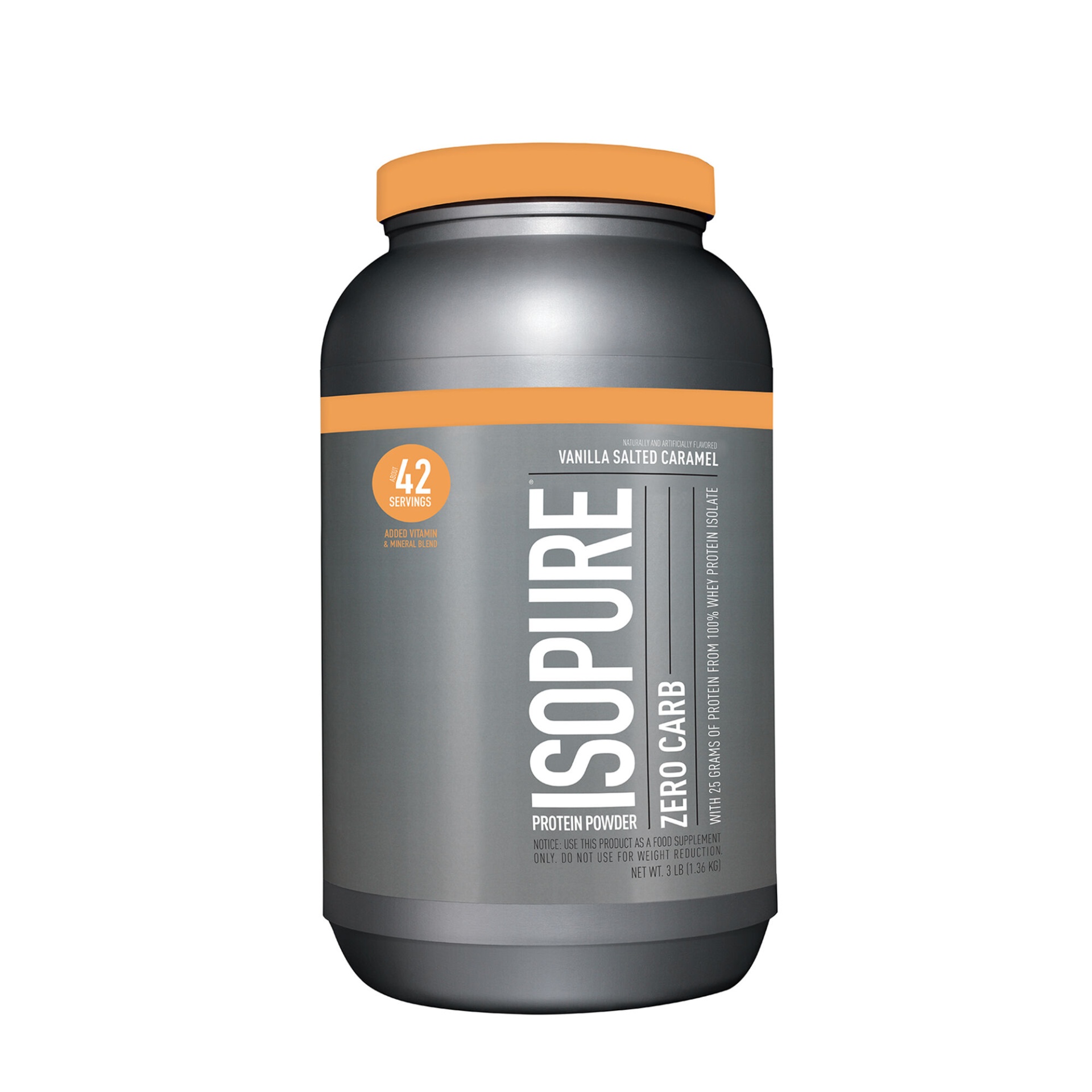 slide 1 of 1, Isopure Zero Carb - Vanilla Salted Caramel, 3 lb