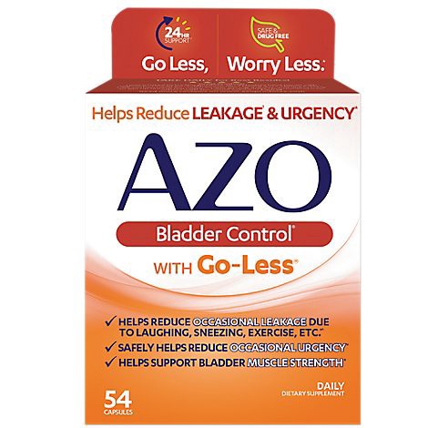 slide 1 of 1, Azo Bladder Control Dietary Supplement Capsule - 54 Count, 54 ct