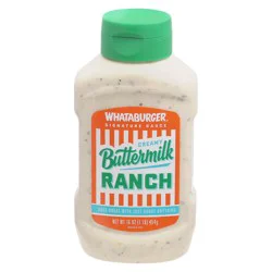 Whataburger Creamy Buttermilk Ranch Sauce 16 oz