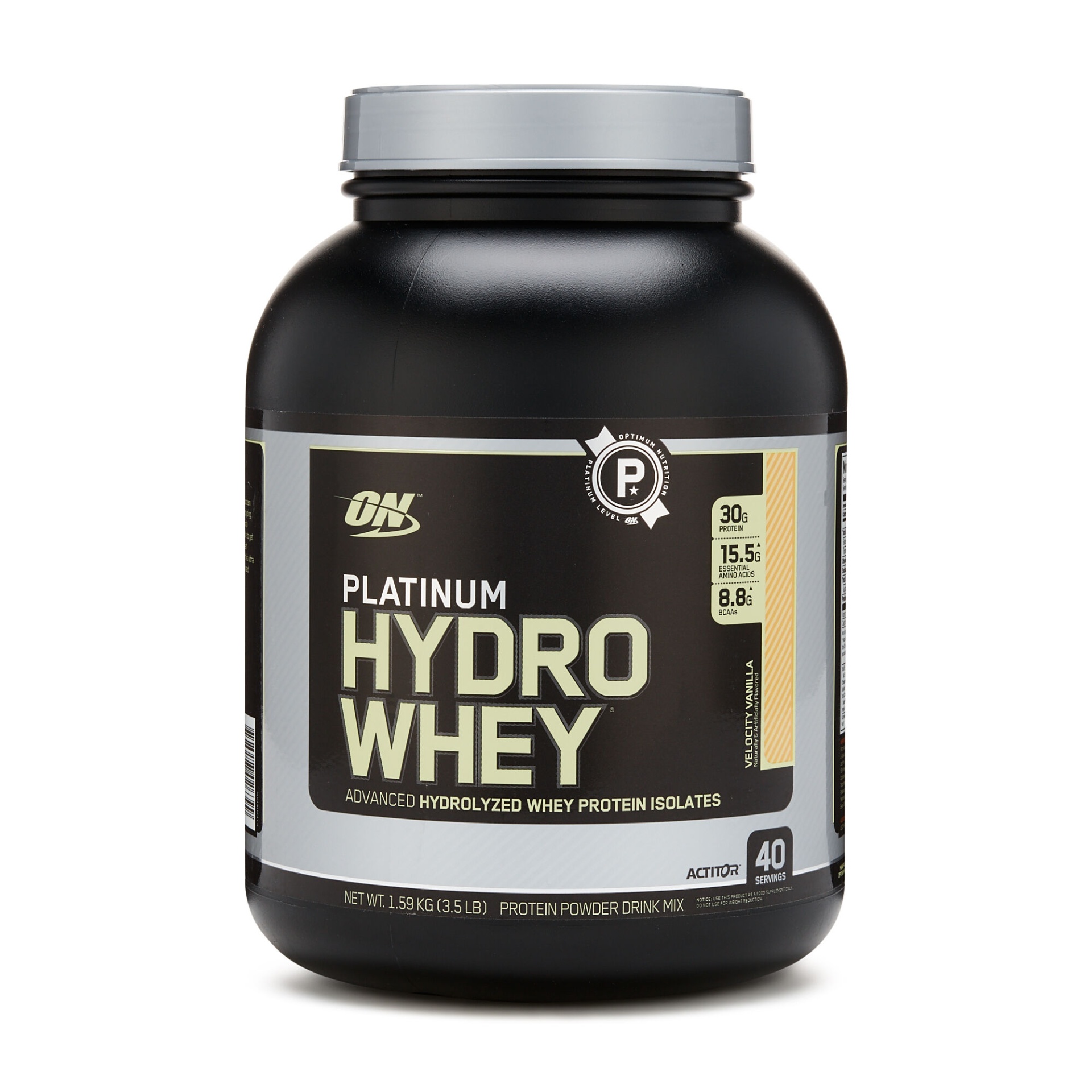 slide 1 of 1, Optimum Nutrition Platinum Hydro Whey - Velocity Vanilla, 3.5 lb