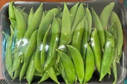 Trayed Sugar Snaps