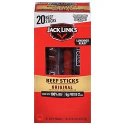 Jack Link's Original Beef Sticks 20 - 0.92 oz Packages