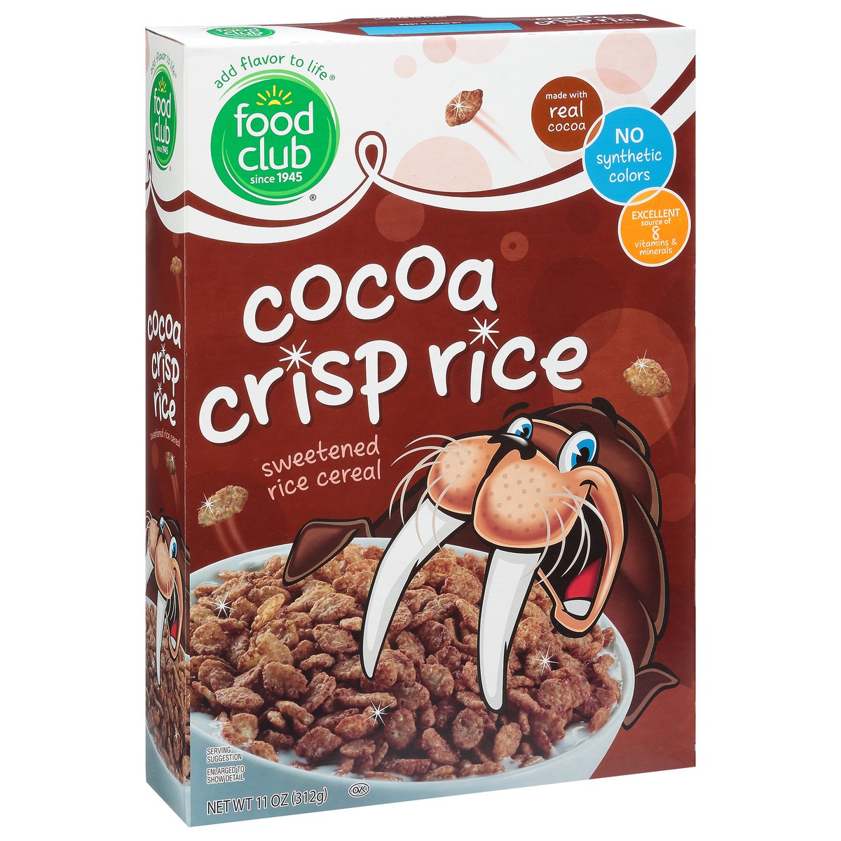 slide 8 of 14, Food Club Cocoa Crisp Rice Cereal 11 oz, 11 oz