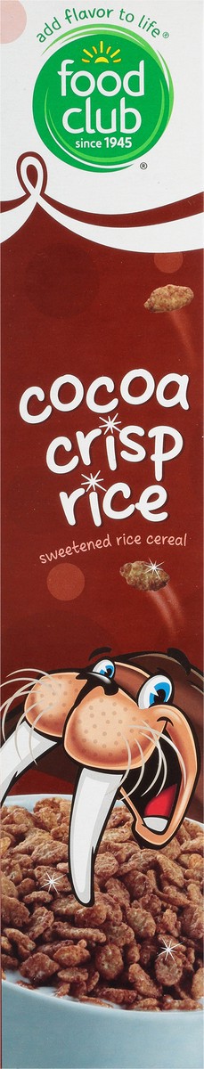 slide 10 of 14, Food Club Cocoa Crisp Rice Cereal 11 oz, 11 oz