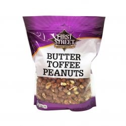 slide 1 of 1, First Street Butter Toffee Peanuts, 22 oz