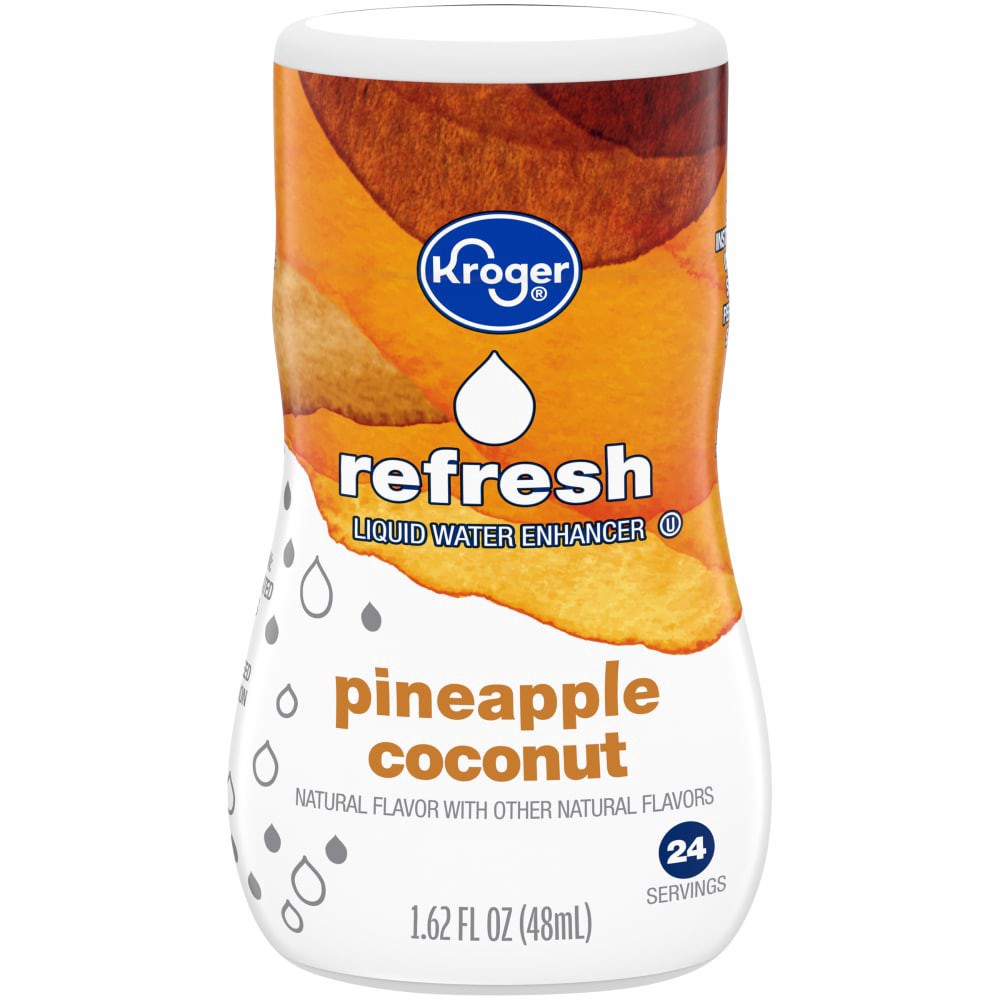 slide 1 of 4, Kroger Pineapple Coconut Liquid Water Enhancer - 1.62 fl oz, 1.62 fl oz