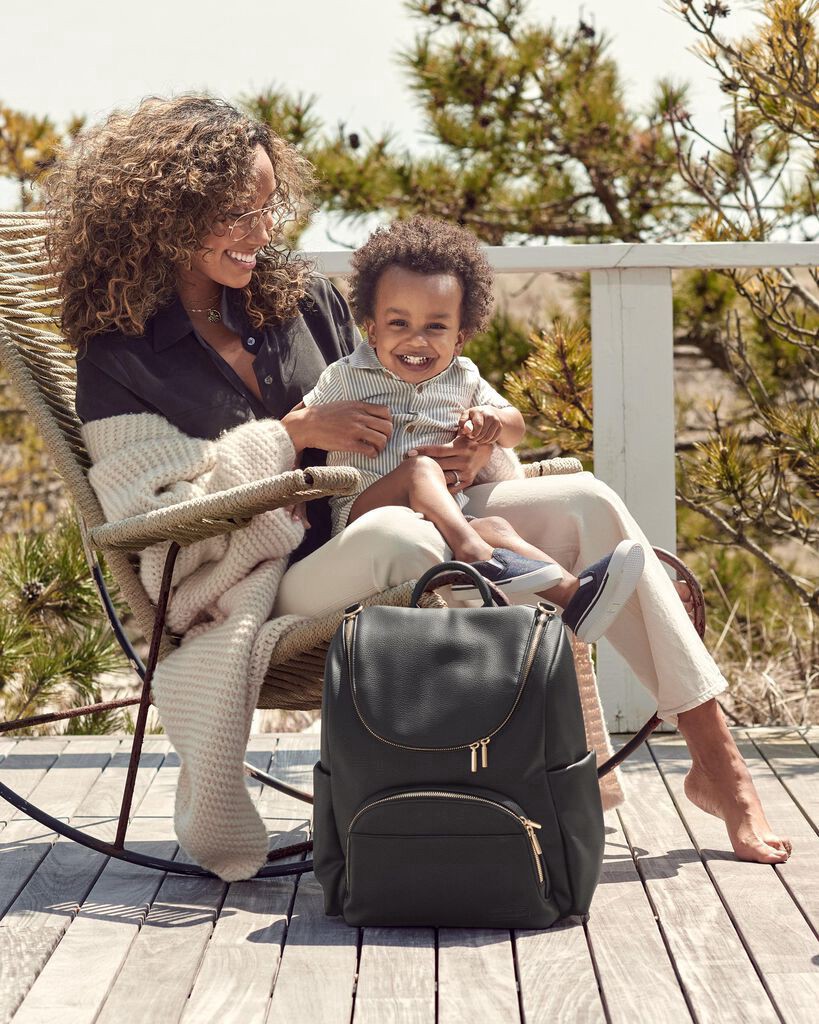 slide 5 of 18, Skip Hop SKIP*HOP Evermore 6-in-1 Diaper Backpack Set - Black, 1 ct