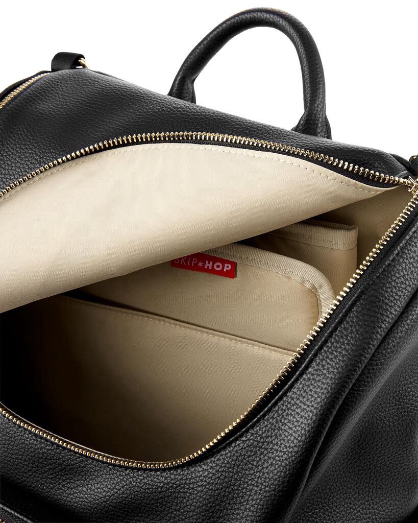 slide 14 of 18, Skip Hop SKIP*HOP Evermore 6-in-1 Diaper Backpack Set - Black, 1 ct