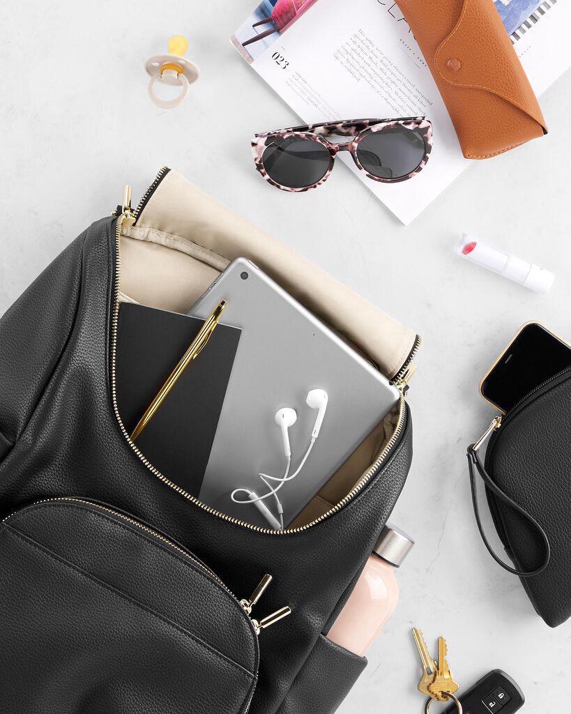 slide 10 of 18, Skip Hop SKIP*HOP Evermore 6-in-1 Diaper Backpack Set - Black, 1 ct