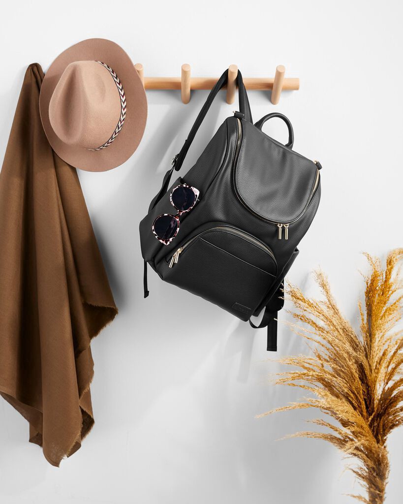 slide 17 of 18, Skip Hop SKIP*HOP Evermore 6-in-1 Diaper Backpack Set - Black, 1 ct