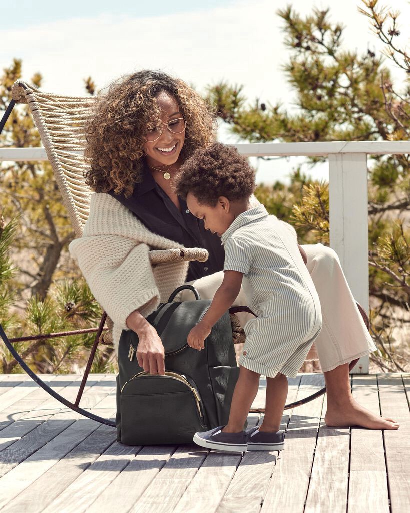 slide 13 of 18, Skip Hop SKIP*HOP Evermore 6-in-1 Diaper Backpack Set - Black, 1 ct