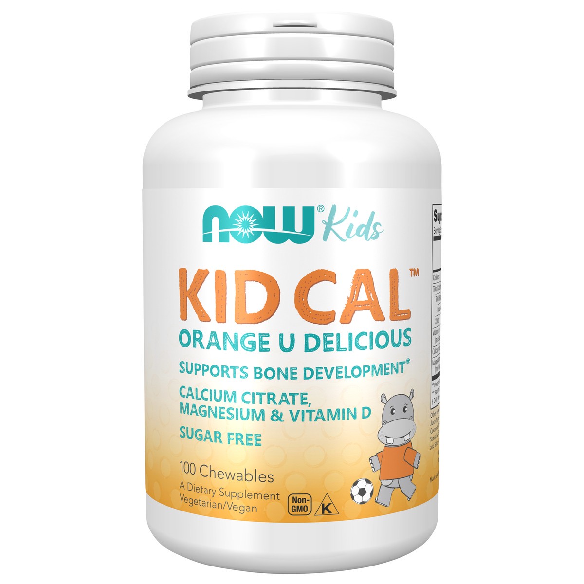 slide 1 of 4, NOW Kid Cal™ - 100 Chewables, 100 ct