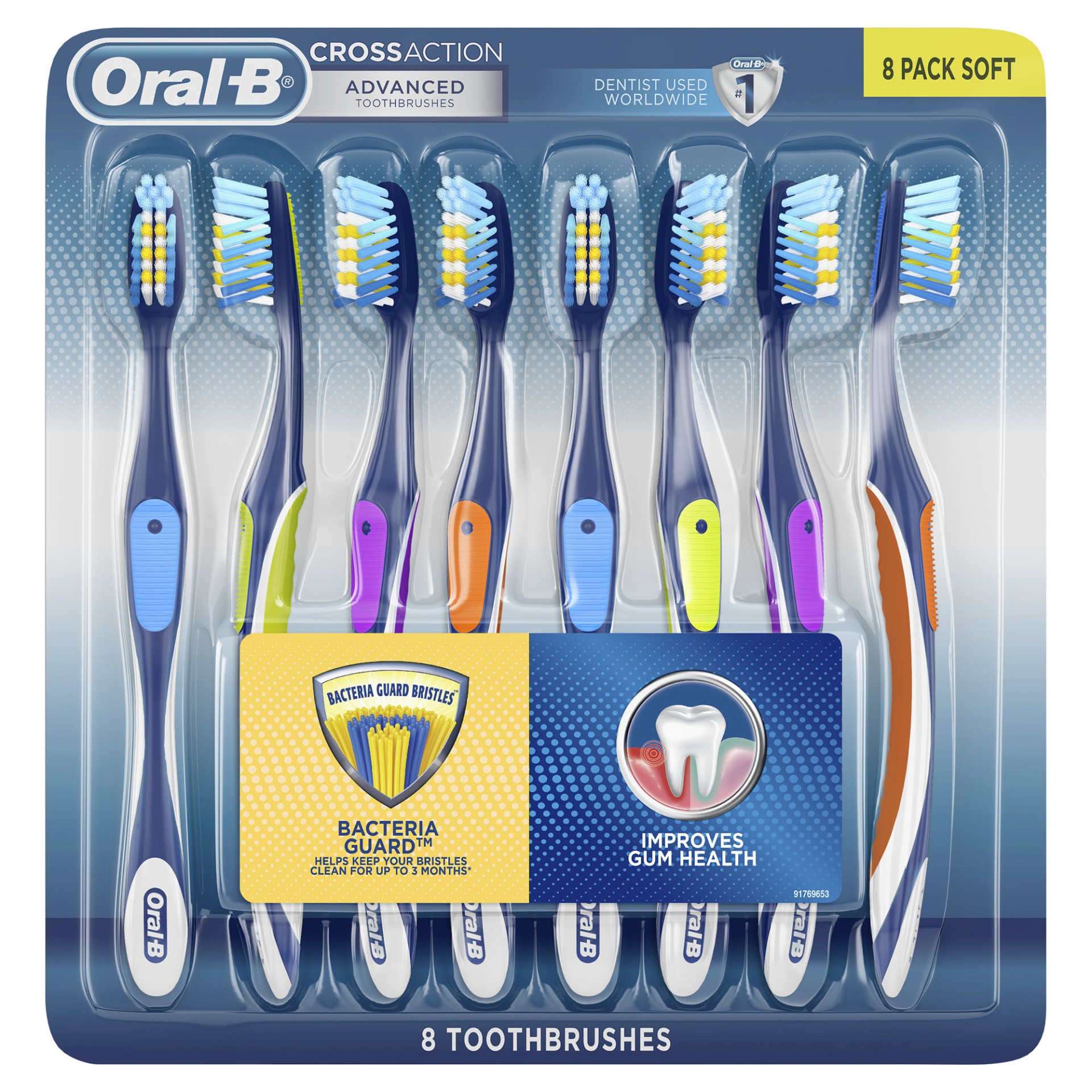 slide 1 of 2, Procter & Gamble/Gillette Oral-B Cross Action Advanced Toothbrush, 