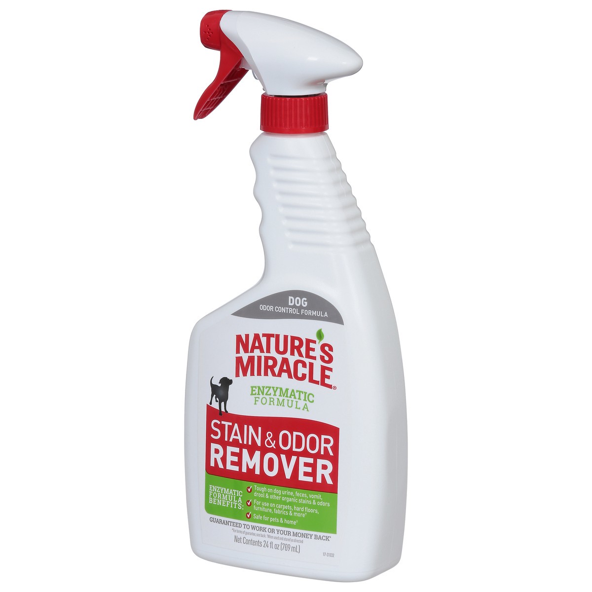 slide 8 of 9, Nature's Miracle Dog Stain & Odor Remover Spray, 24 oz