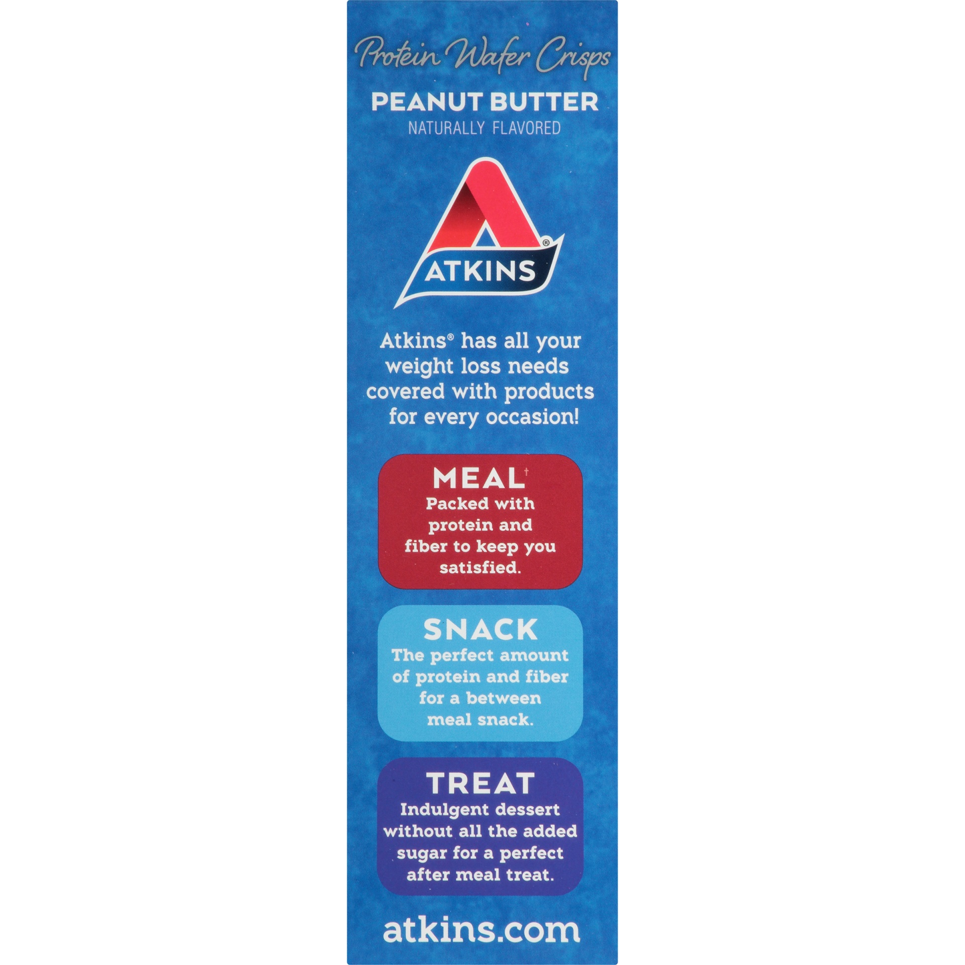 slide 4 of 8, Atkins Protein Wafer Crisps, Peanut Butter, 5 ct
