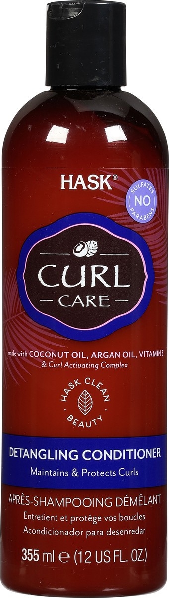 slide 5 of 10, Hask Curl Care Detangling Conditioner, 12 oz