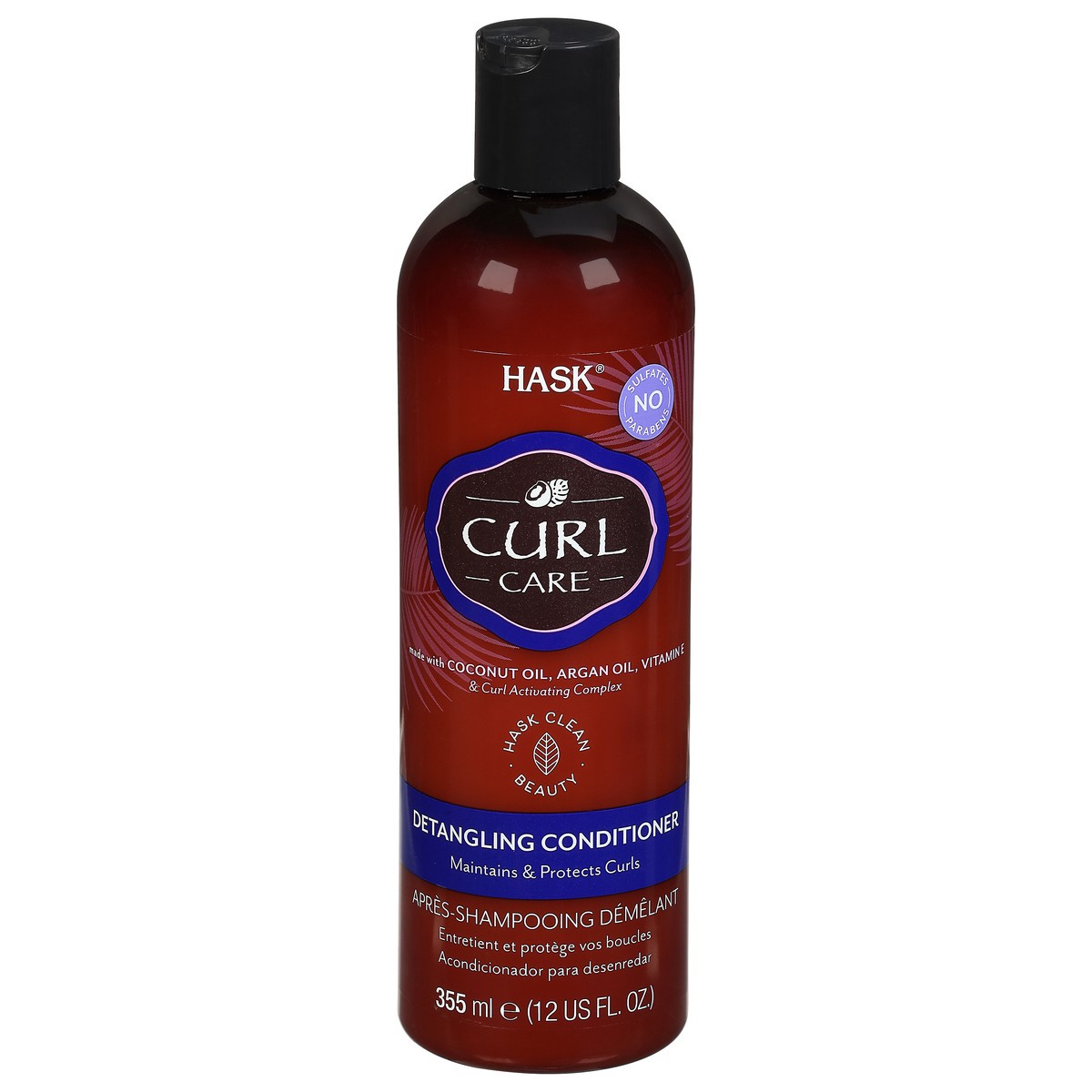 slide 7 of 10, Hask Curl Care Detangling Conditioner, 12 oz