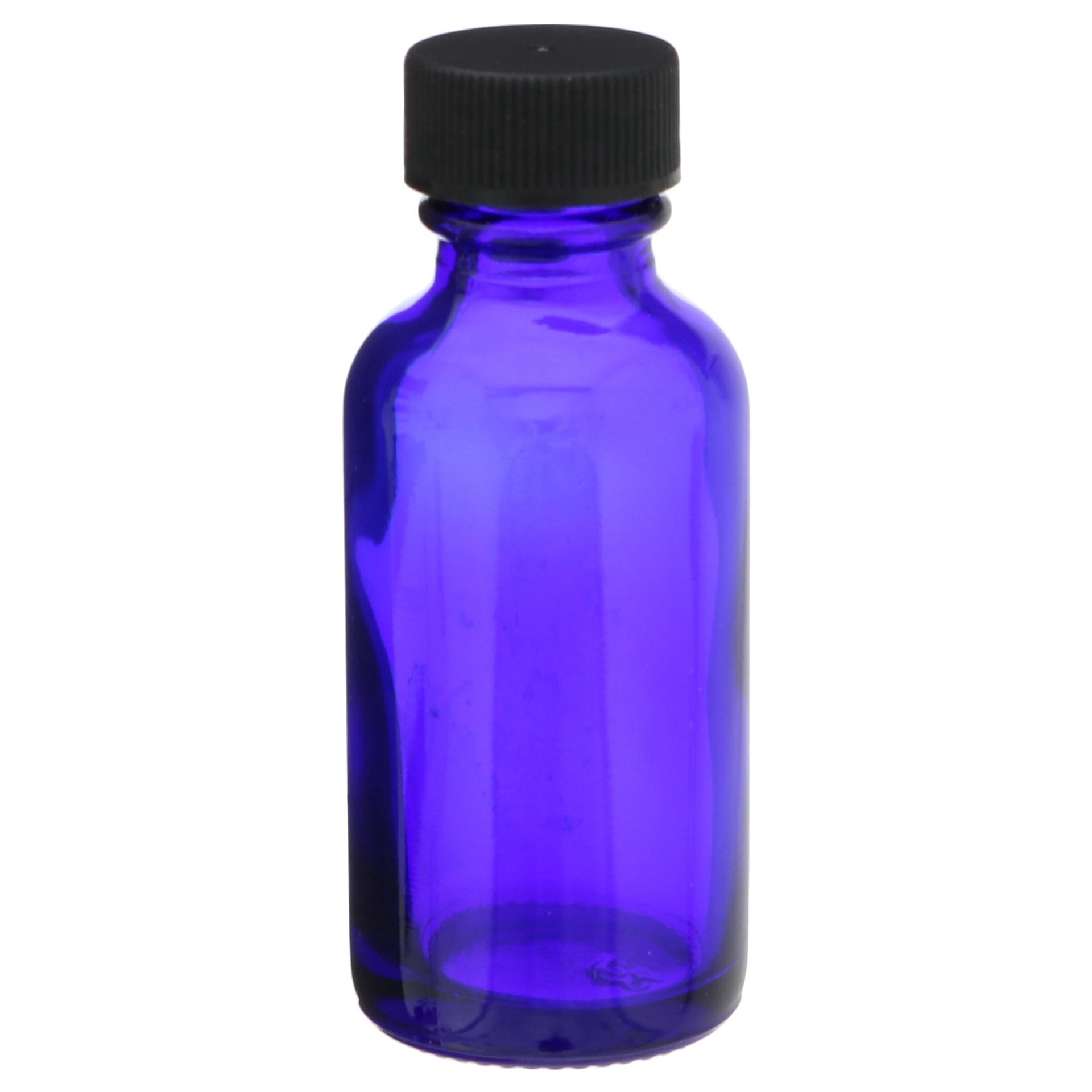 slide 1 of 1, Wyndmere Naturals Glass Bottle with cap Cobalt Blue, 1 oz