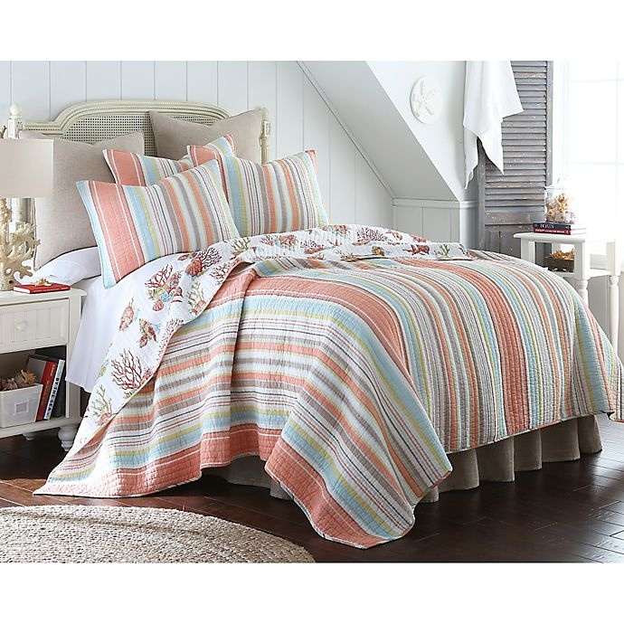 slide 1 of 3, Levtex Home Brighton Reversible King Quilt Set, 1 ct