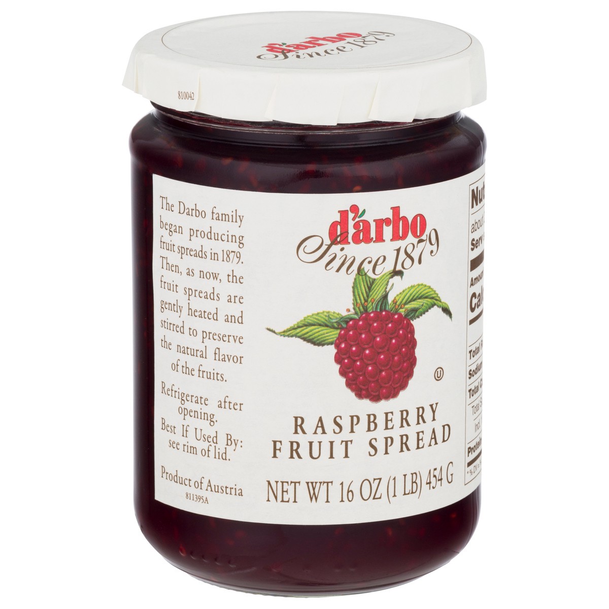 slide 2 of 12, d'Arbo Raspberry Fruit Spread 16 oz, 16 oz