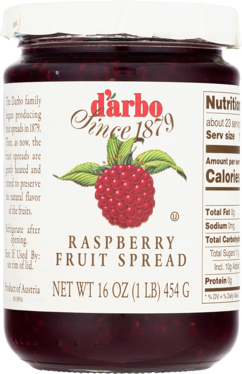 slide 3 of 12, d'Arbo Raspberry Fruit Spread 16 oz, 16 oz