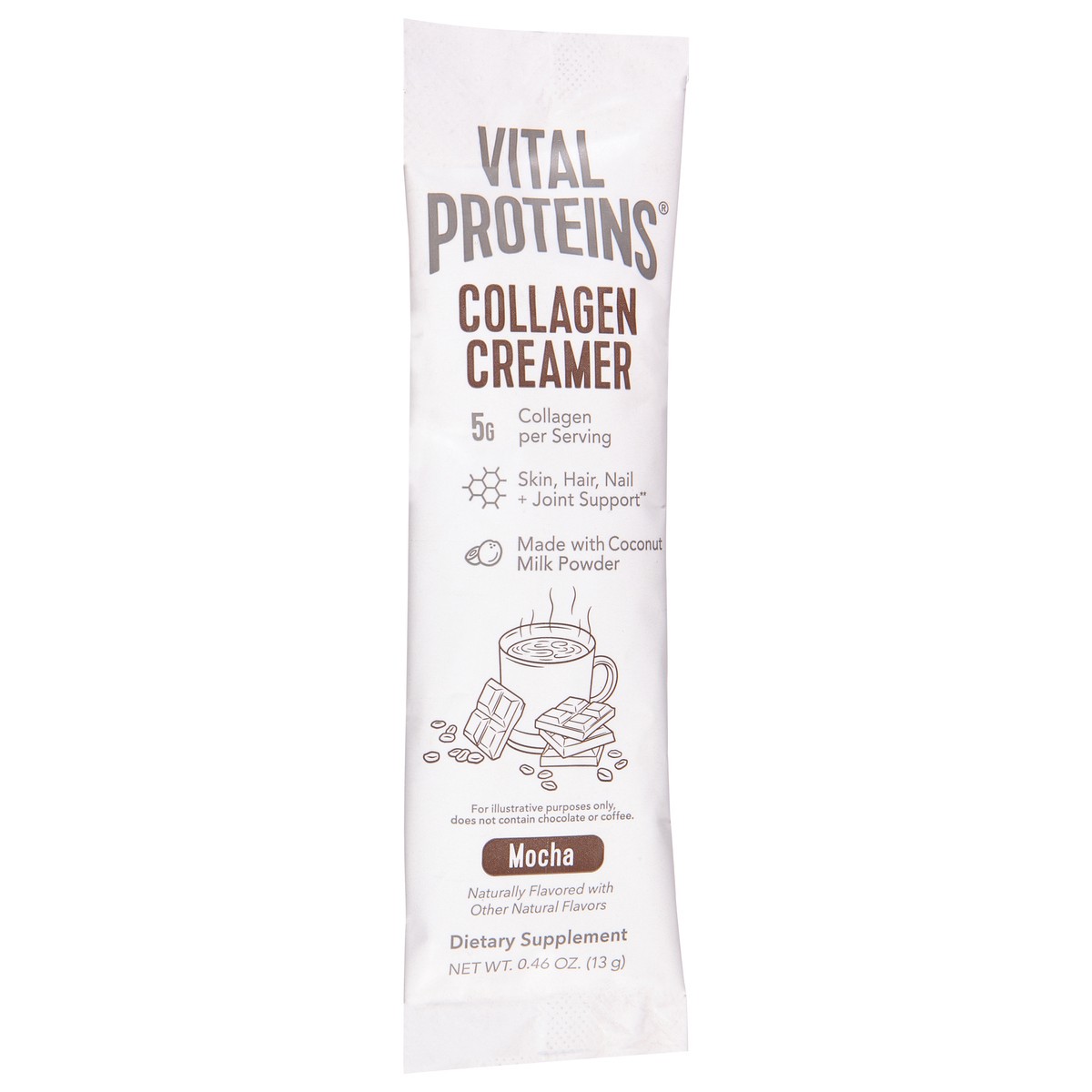 slide 5 of 13, Vital Proteins Mocha Collagen Creamer 0.46 oz, 0.46 oz